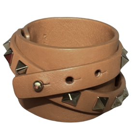 Valentino Rockstud Double Wrap Cuff Bracelet