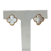 Van Cleef & Arpels Vintage Alhambra Mother-Of-Pearl Earrings