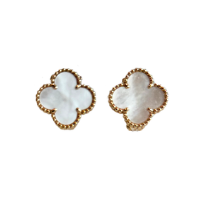 Van Cleef & Arpels Vintage Alhambra Mother-Of-Pearl Earrings
