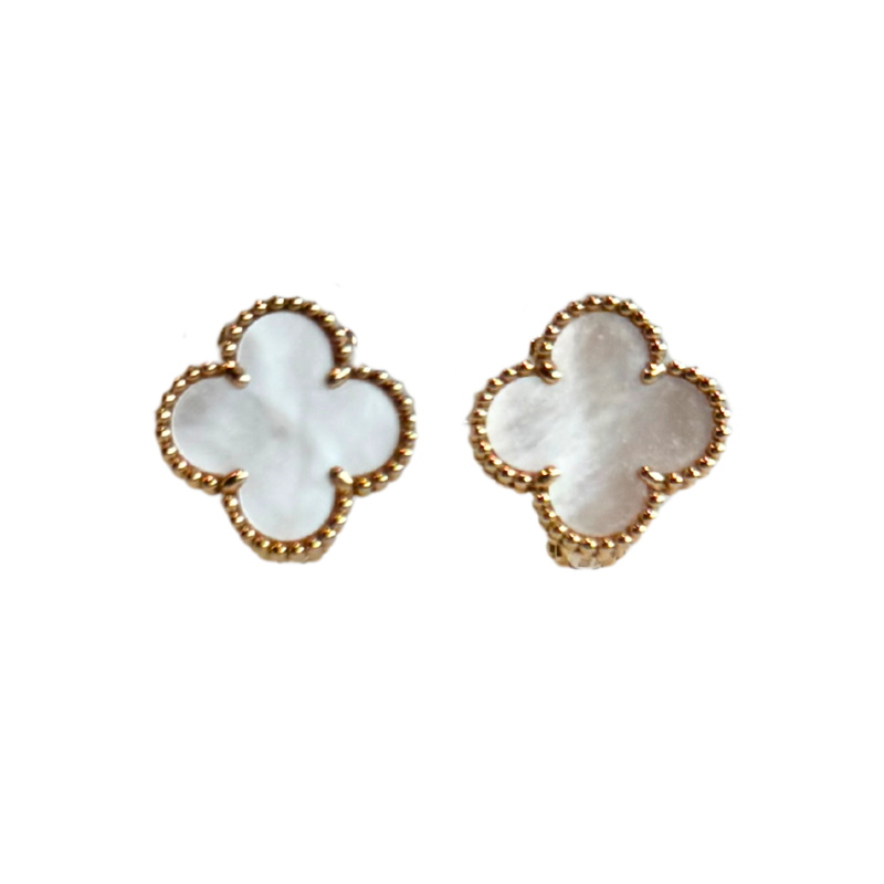 Van Cleef & Arpels Vintage Alhambra Mother-Of-Pearl Earrings