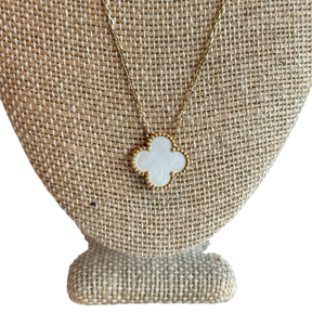 Van Cleef & Arpels Vintage Alhambra Mother-Of-Pearl Pendant Necklace