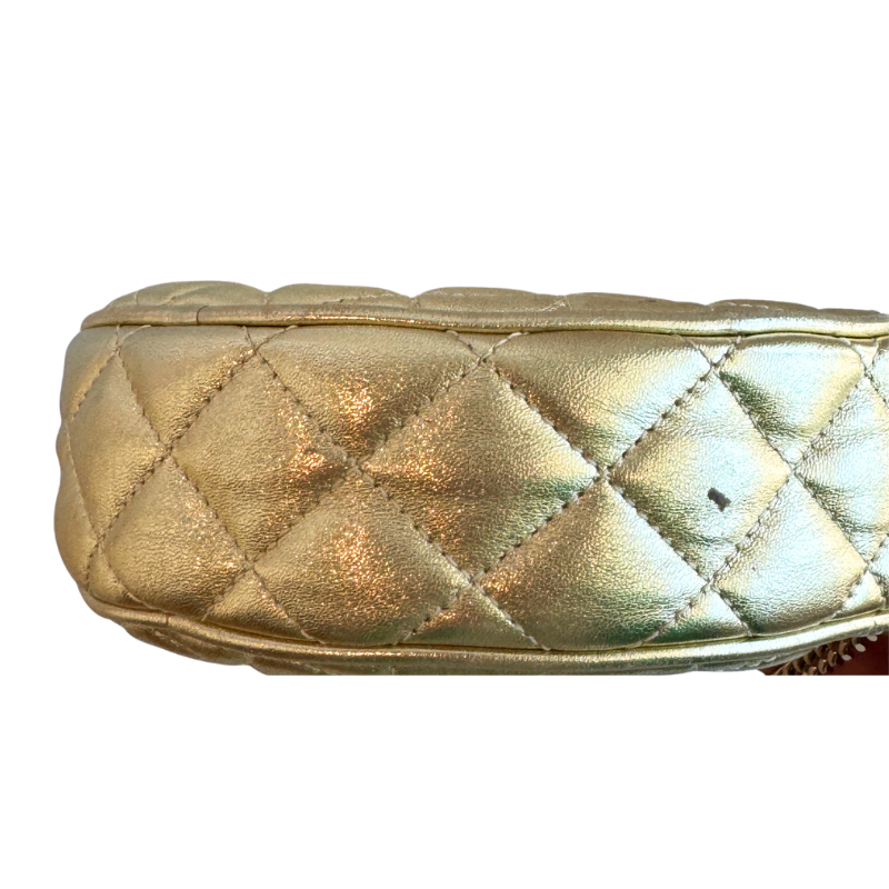 Versace Nappa Quilted La Medusa Round Camera Bag