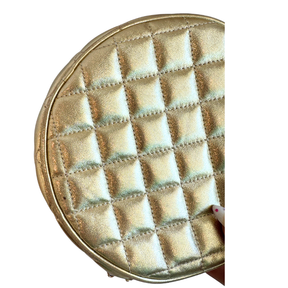 Versace Nappa Quilted La Medusa Round Camera Bag