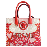 Versace La Medusa Barocco Sea Small Canvas Tote