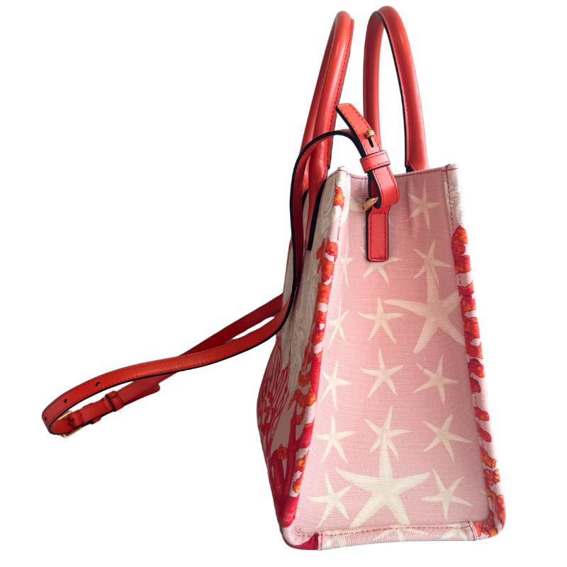 Versace La Medusa Barocco Sea Small Canvas Tote