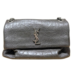 Saint Laurent Medium Monogram Embossed West Hollywood Bag