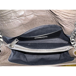 Saint Laurent Medium Monogram Embossed West Hollywood Bag