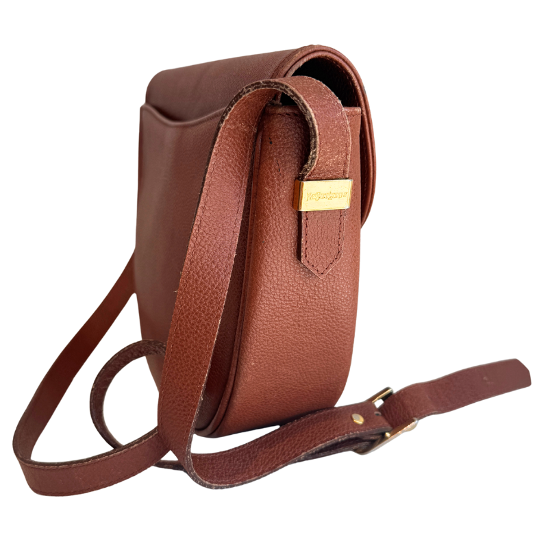 Saint Laurent Vintage Flap Messenger Bag