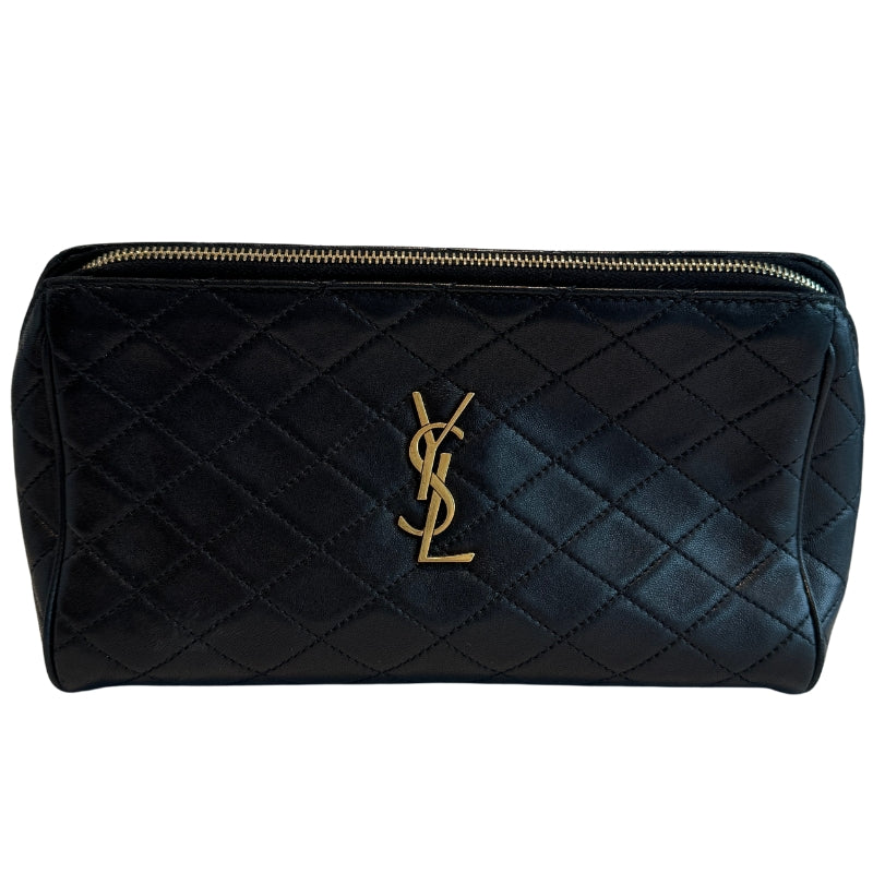 Saint Laurent Lambskin Gaby Vanity Case