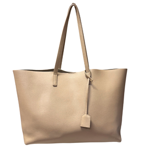 Saint Laurent Leather Large Shopping Tote