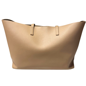 Saint Laurent Leather Large Shopping Tote