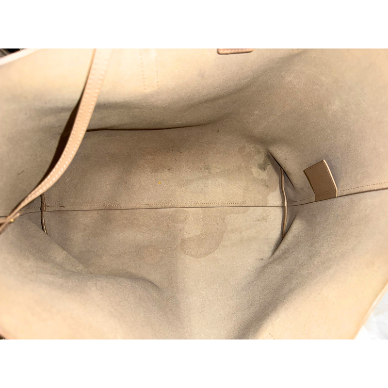 Saint Laurent Leather Large Shopping Tote