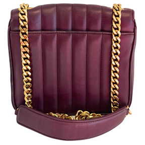 Saint Laurent Matelasse Monogram Small Vicky Chain Bag