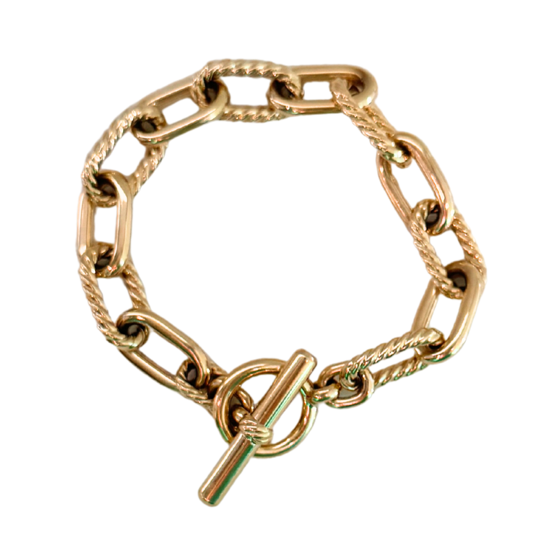 David Yurman DY Madison Toggle Chain Cable Link Bracelet