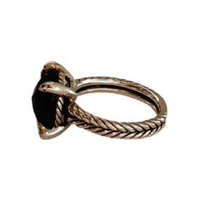 David Yurman Onyx & Diamond Chatelaine Cable Ring