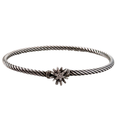 David Yurman Diamond Starburst Center Station Cable Bracelet