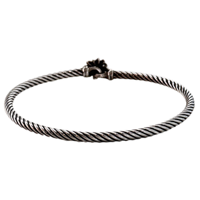 David Yurman Diamond Starburst Center Station Cable Bracelet