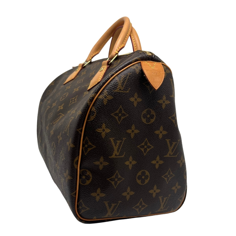 Louis Vuitton Monogram Speedy 30, Classic Louis Vuitton Monogram Printed Coated Canvas, Leather Handles And Accents, Gold-tone Hardware, Top Zip Closure, Single Flat Interior Pocket, Condition: Excellent