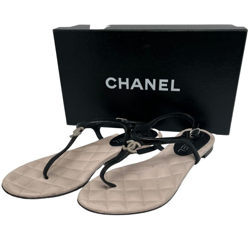 Chanel CC Slingback Sandals