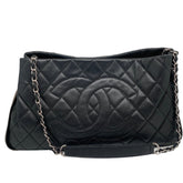 Chanel Caviar Zip Out Tote Bag