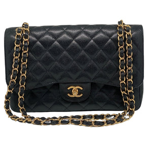 Chanel Caviar Quilted Jumbo Double Flap Bag