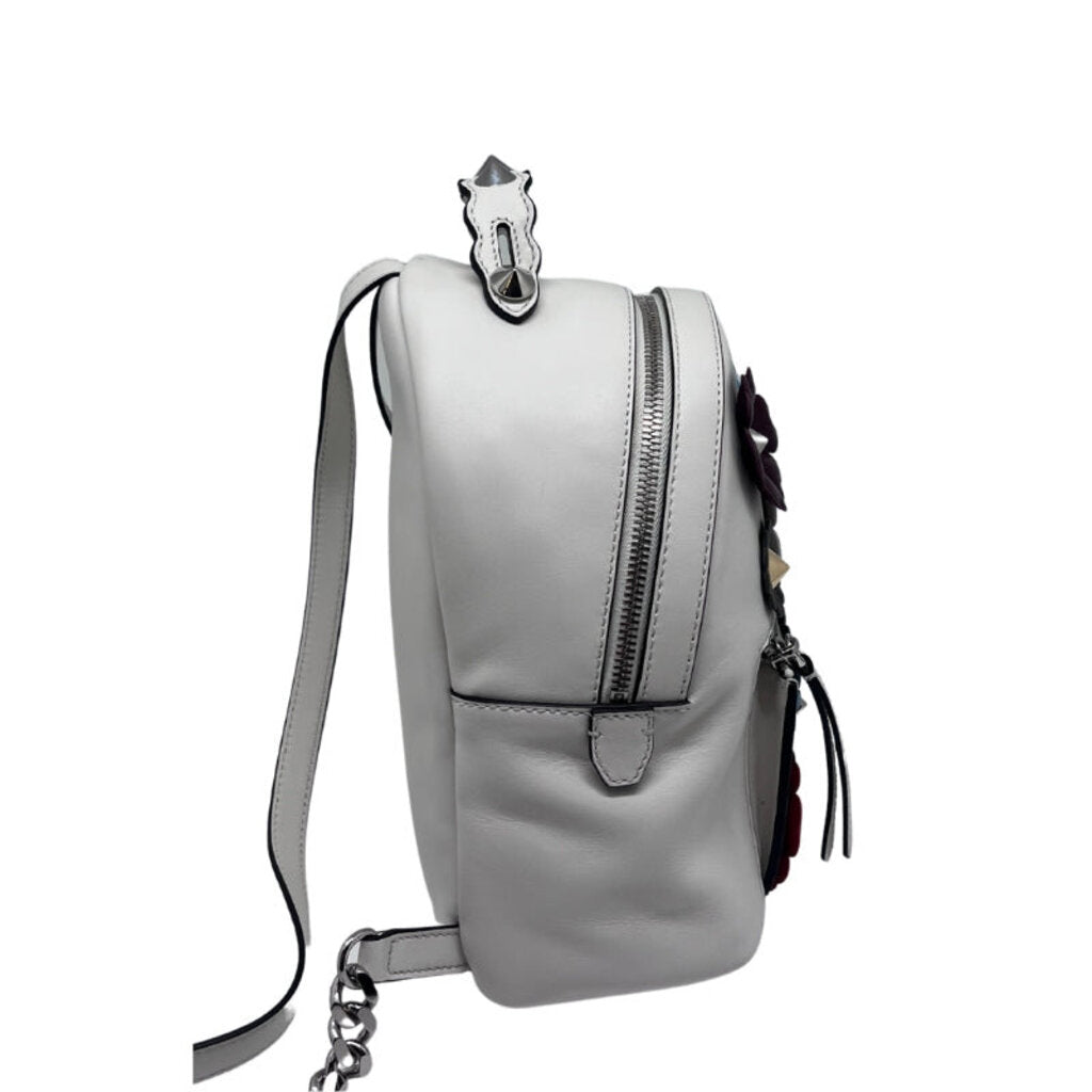 fendi backpack mini white Fendi By The Way Flowerland Backpack Mini