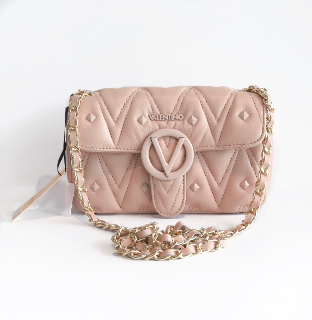 Valentino by Mario Valentino Poisson Studded & Quilted Leather Crossbody