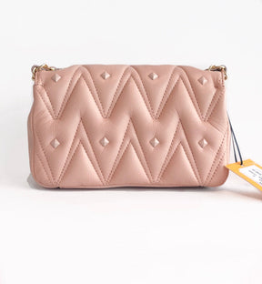 Valentino by Mario Valentino Poisson Studded & Quilted Leather Crossbody