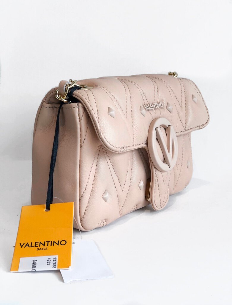 Valentino by Mario Valentino Poisson Studded & Quilted Leather Crossbody