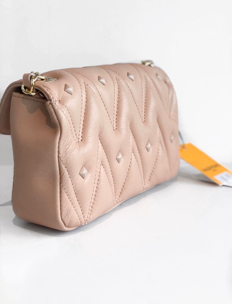 Valentino by Mario Valentino Poisson Studded & Quilted Leather Crossbody