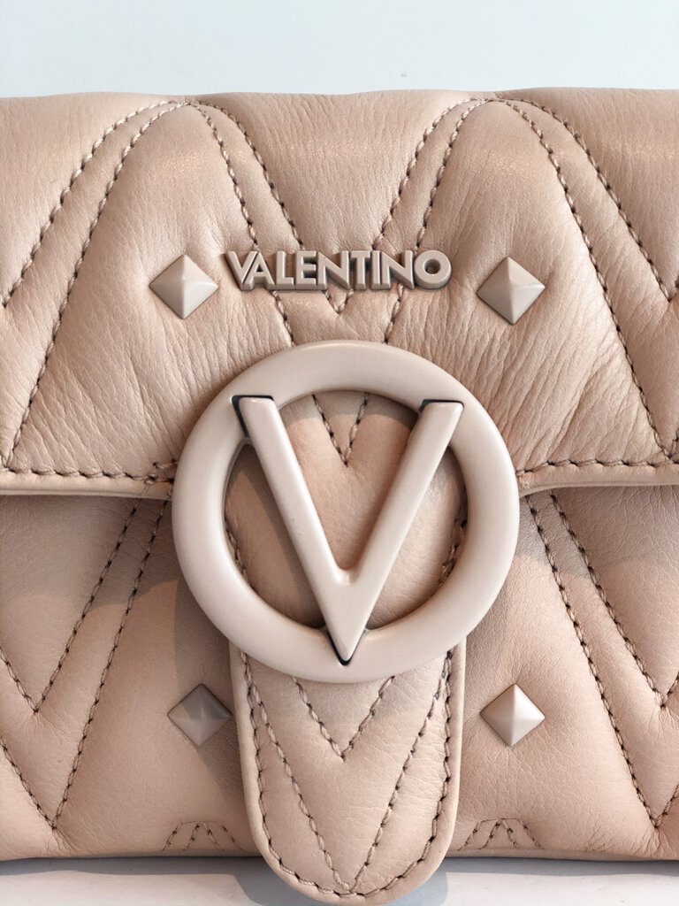 Valentino by Mario Valentino Poisson Studded & Quilted Leather Crossbody