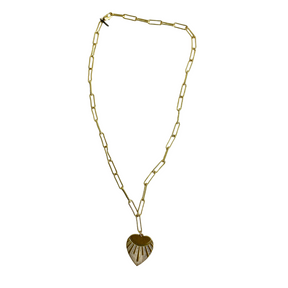 Farrah B Rise Heart Necklace