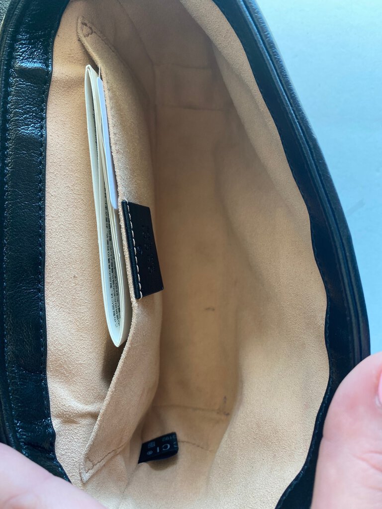 Gucci Monogram Matelass Diagonal Marmont Shoulder Bag