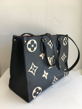 Louis Vuitton OntheGo Bicolor Monogram MM Tote