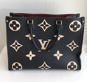 Louis Vuitton OntheGo Bicolor Monogram MM Tote