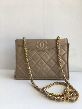 Chanel Matelass Quilted Lambskin Leather Shoulder Bag