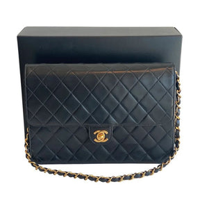 Chanel Quilted Lambskin Single Flap Bag