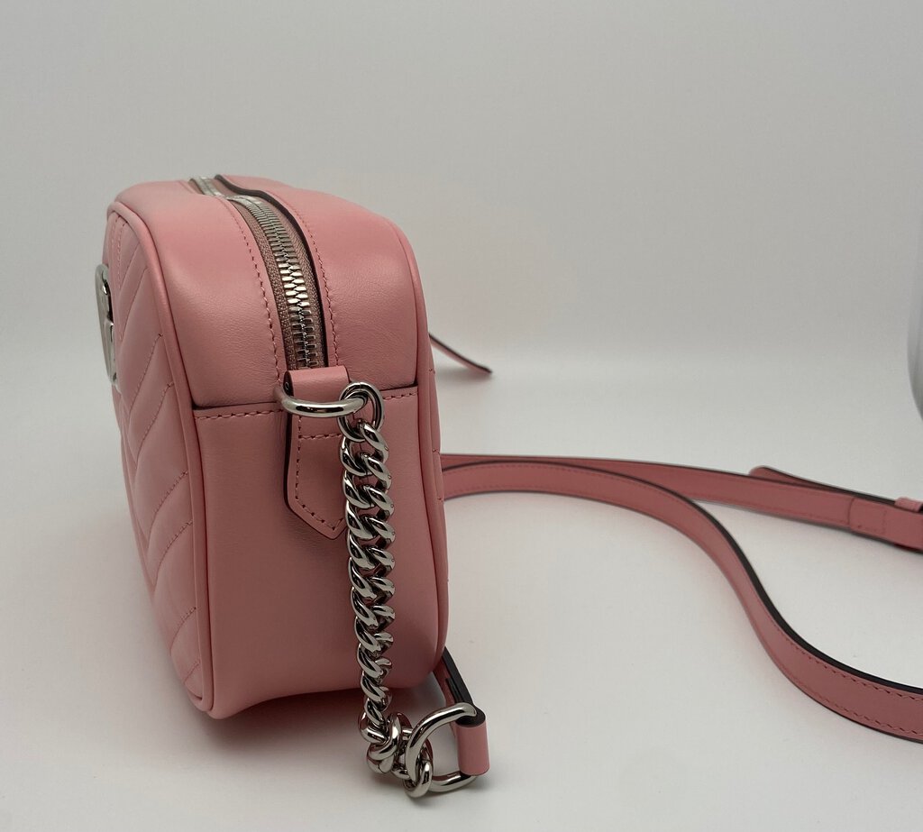 Gucci Marmont Matelass Pink Crossbody Bag