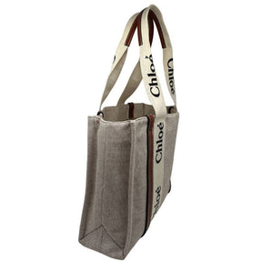 Chlo Canvas Woody Bag Medium