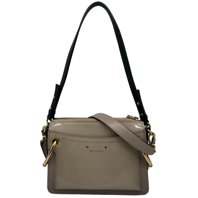 Chloé Patent Leather Small Roy Shoulder Bag