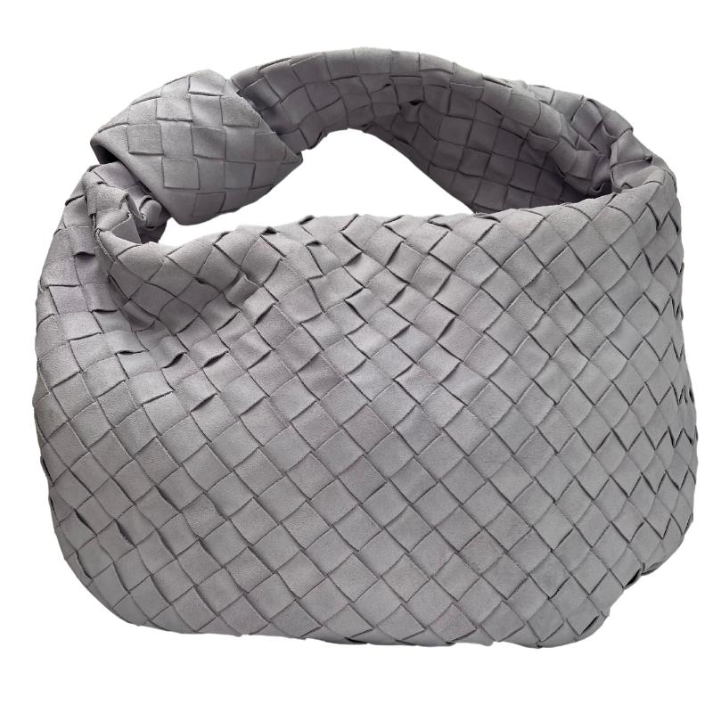 Bottega Veneta Jodie Top Handle Bag, Lavender, Flat Shoulder Handle, Knot Accent, Zip Top Closure. Condition: Excellent. 