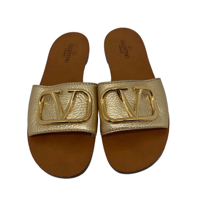 Valentino Leather Slides