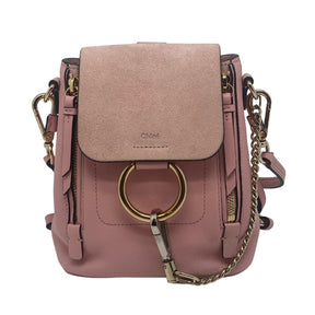 Chloe Mini Fae Leather Backpack