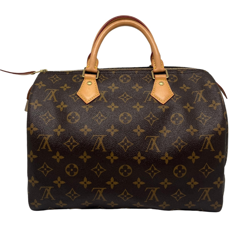 Louis Vuitton Monogram Speedy 30, Classic Louis Vuitton Monogram Printed Coated Canvas, Leather Handles And Accents, Gold-tone Hardware, Top Zip Closure, Single Flat Interior Pocket, Condition: Excellent