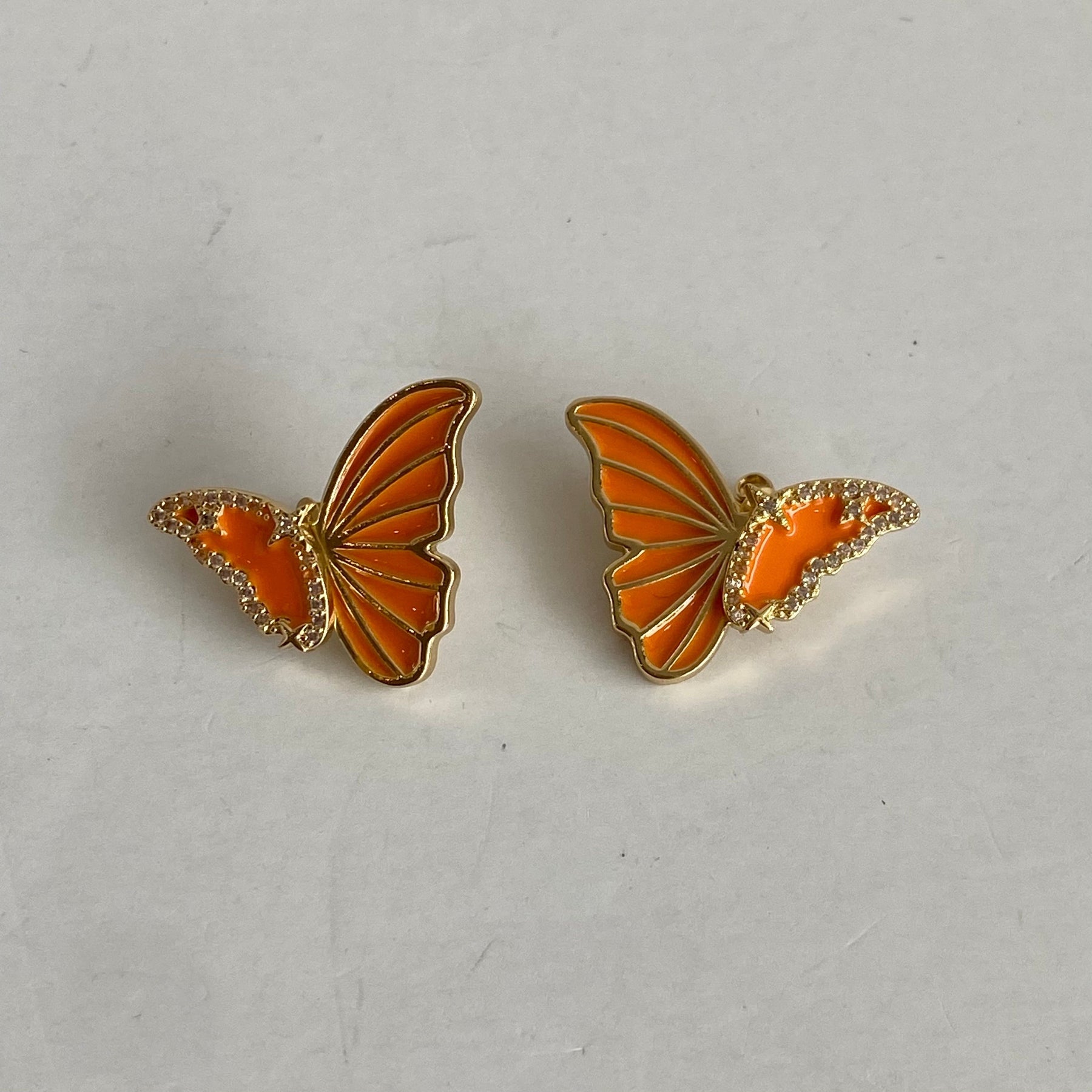 Multicolor Butterfly Flutter Earrings