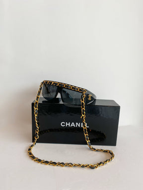 Chanel Chain-link Sunglasses Vintage 