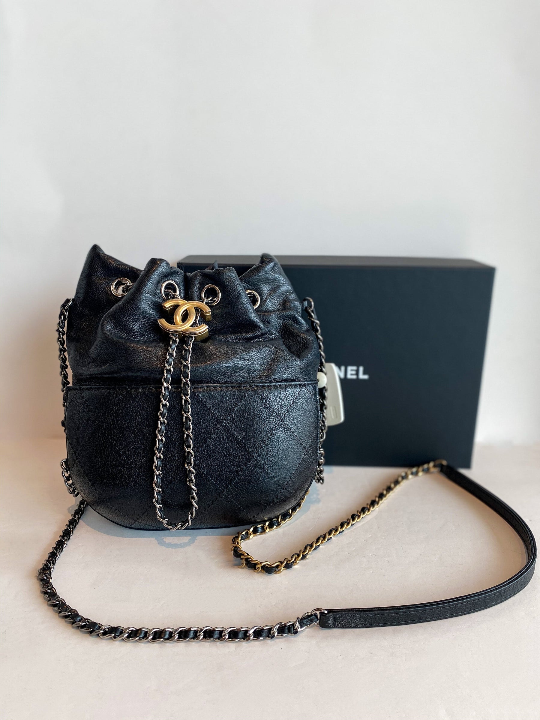 Chanel Gabrielle Small Bucket Bag - Dress Raleigh Consignment