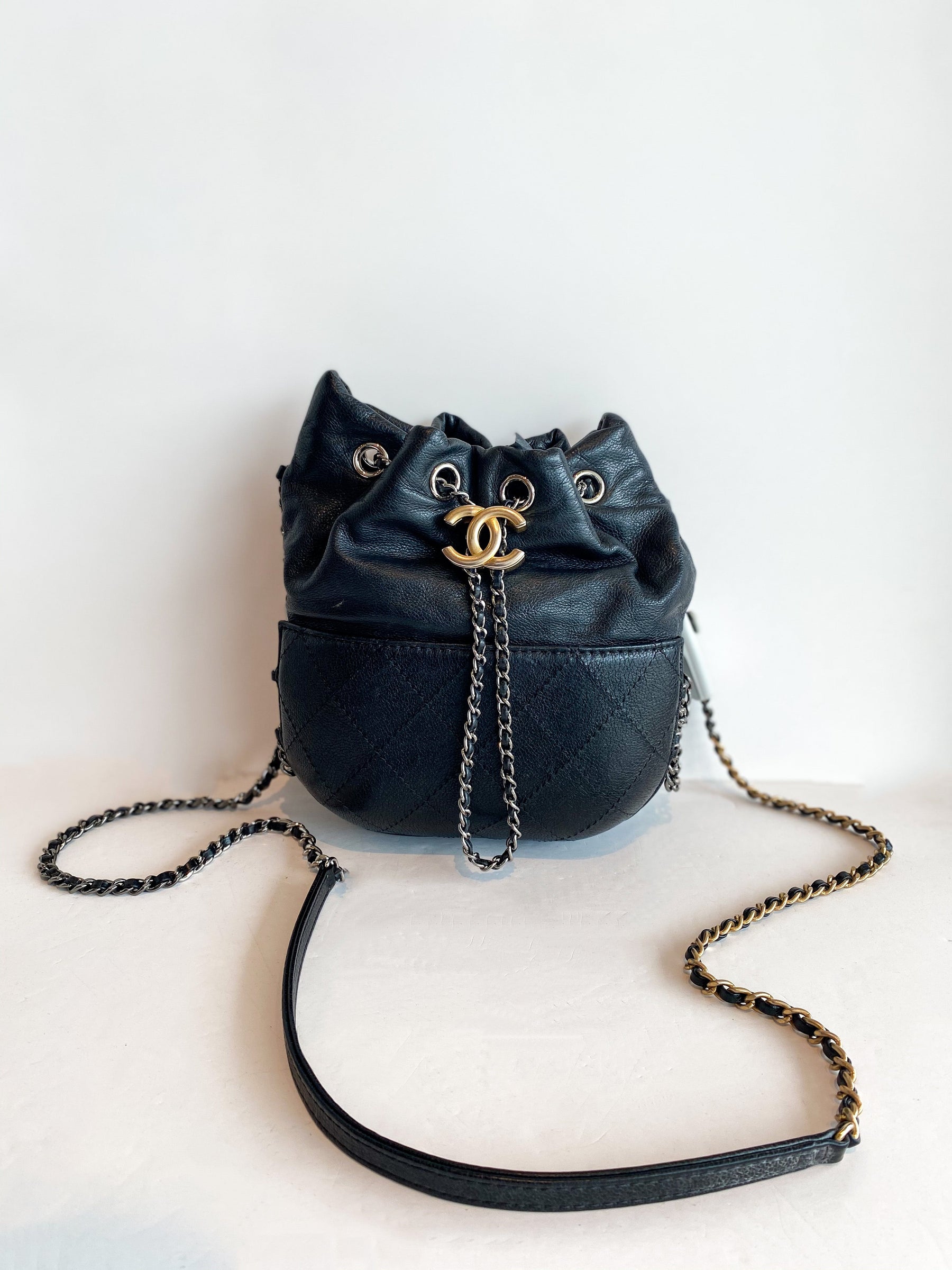 Chanel Gabrielle Small Bucket Bag - Dress Raleigh Consignment