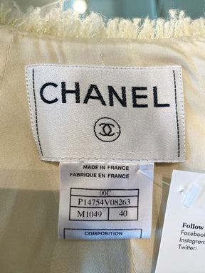 Chanel Button Front Ivory Blazer