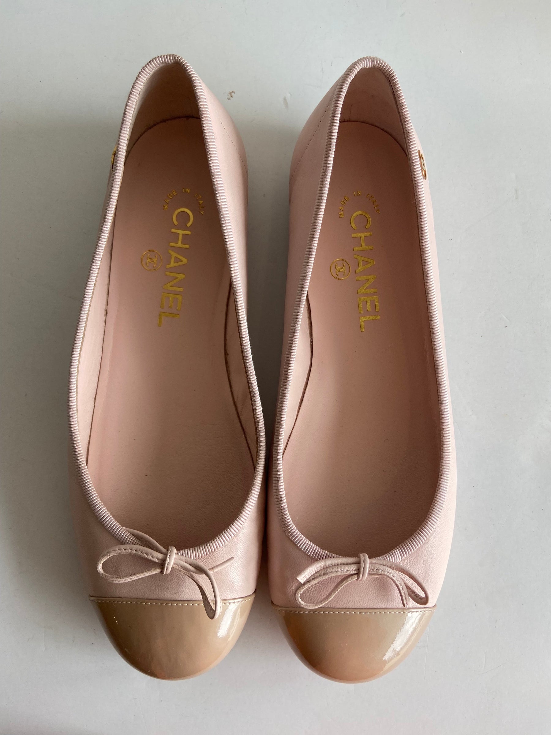 Chanel Light Pink Ballet Flats